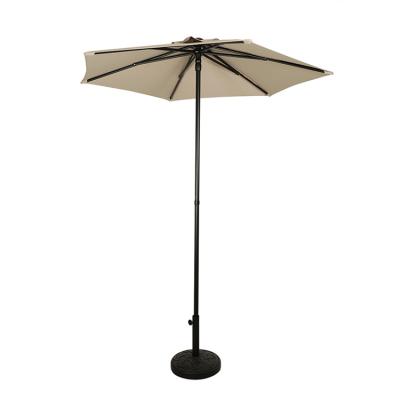 China Outdoor Sun Wind Rain Proof Advertising Sun Shade Steel Pole Beach Under Umbrella For Park for sale