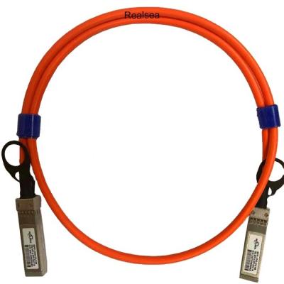 China FTTx 10G SFP+ Direct Attach Cable30AWG Copper 3 Meter Twinax Blue / Orange Color SFP+ To SFP+ DAC for sale