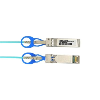 China FTTx 25G Active Optical Cable SFP28 7M Length Active Optical Cable SFP28-25G-AOC7M Compatible for sale