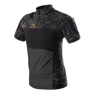 China Pachwork QUICK DRY T-shirts Camouflage Clothes Clothing Vintage Military Hunting Tactical T-Shirt for sale