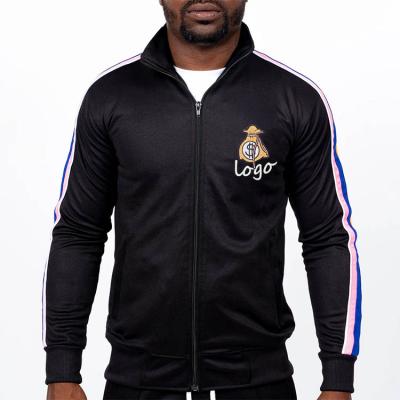 China Black Custom Designer Large Size Gym Running Clothing Breathable Sports Logo Jackets And Coats Casual Jacket for sale