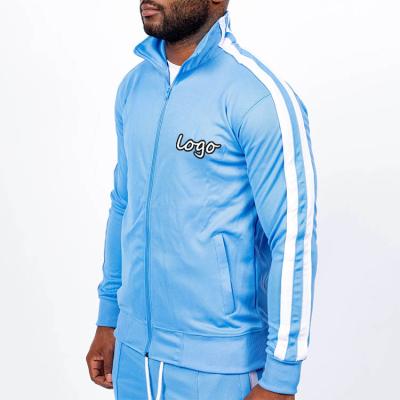 China Big Size Man Sweatsuit Clothing Custom Gym Clothing Men Plus Size College Sports Jacket for sale