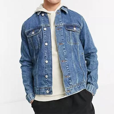 China Viable Wholesale Custom Mens Jackets Plus Size Denim Jacket For Man for sale