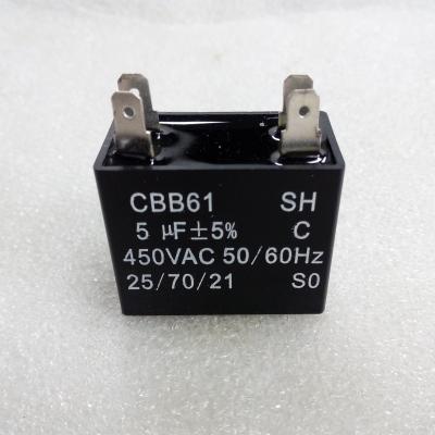 China Fan Capacitor Fan CBB61 Capacitor 450V PartsNet for sale