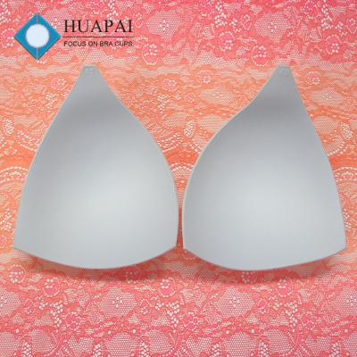 China 16006 Eco-friendly Yellow Triangle Anti Foam Bra Thin Cups Wholesale For Swimwear for sale