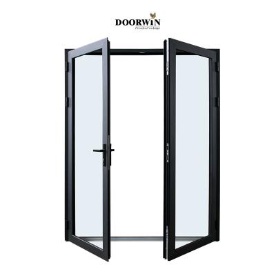 China French Design Mother And Son Open Double Door Windproof Aluminum Modern Designs For Homes for sale