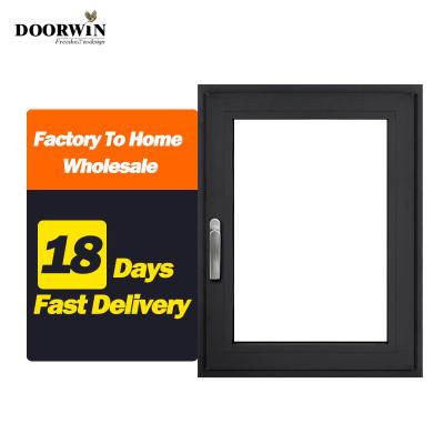 China Cheap Latest Design Aluminum Frame Replacement Tilt-Turn Folding Two Way Open Aluminum Casement Window for sale