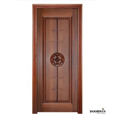 China China Hot Sale 2 Panel Interior Doors Villa Luxury Solid Wood Door Swing Solid Wood Door For Home for sale