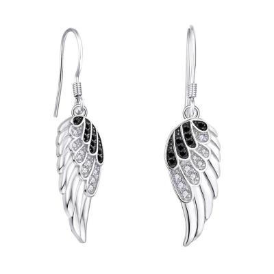 China 2021 Fashion Women Earring Jewelry Angel Wings Hook Fashion Casual/Sporty Hot Selling Trendy Earrings for sale