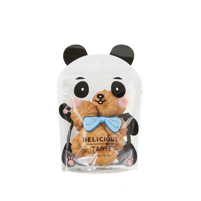 China Black Bear Shape Seal Bag Special Shaped Color Bear Irregular Shaped Cute Food Bag for sale