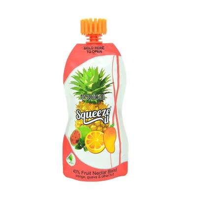 China Custom Refillable Refillable Packaging Bag Fruit Yogurt Spout Doypack Squeeze Spout Pouch Biodegradable for sale