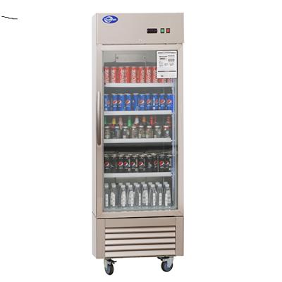 China Single-temperature factory supply cooler drinks and fruit drink showcase for supermarket for sale