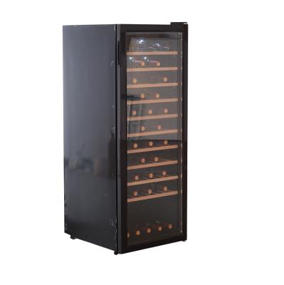 China Hot Selling JCD-201W Hotel Wine Cooler Double-Layer Tempered Glass Free Built-in Door NO--Frost for Home and Hotel for sale