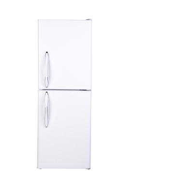 China COMPRESSOR Most Popular 100Liter French Door Fridge Freezer Double Door Fridge Large Colorful Handle BCD-100 For Home A for sale