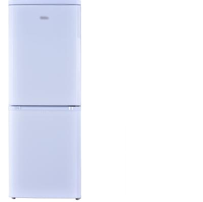 China COMPRESSOR most popular combi refrigerator 188 liter large fridge freezer colorful double door handle BCD-188 for home and hotel for sale