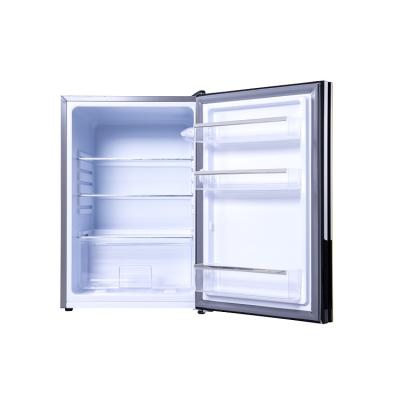 China Because-125KC Single-temperature single-door fridge125 liter single door refrigerator pantry fridge colored glass handle for home and hotel for sale