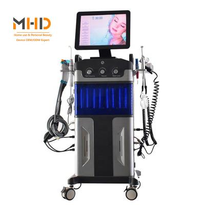 China Exfoliators 12 in 1 Multifunction Facial Beauty Machine Oxygen Beauty Equipment Facial Salon for sale