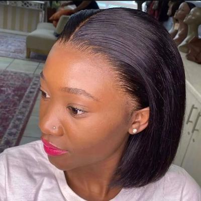 China Other Cheap Short Bob Wigs Human Hair Hd Lace Front Wig Vendors Wholesale Peruvian Short Bob Lace Front Wigs For Color Women for sale