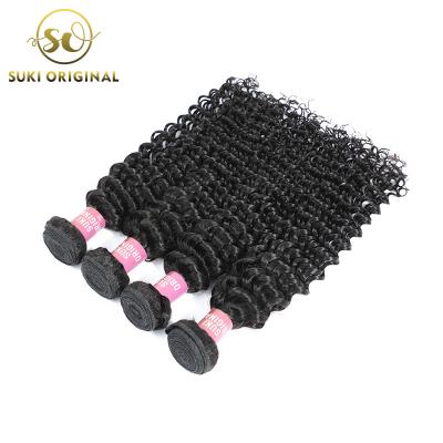 China Sellers 10a Top Quality Virgin Hair Deep Wave Brazilian Hair Weaving Weave Bundles Bundles Curls for sale