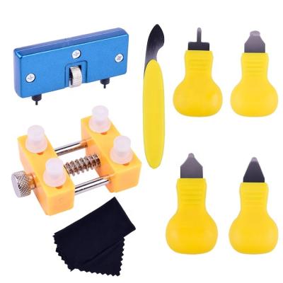 China Plastic+metal Watchmaker Maintenance Watch Tools Lift Knife Opener Tools Support Bronze Watch Case Opener Link Remover Spring Bar Tool for sale