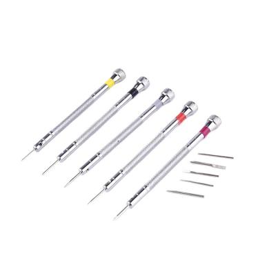 China Metal Watch Screwdriver Set Watch Band Link Pin Remover Clock Repair Screw Repair Tools for sale