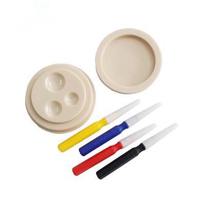 China Oiling Cup Holder Filling Oil Dish Set Watch Tool Plastic Oil Repair Tools Pen Time Pen for sale