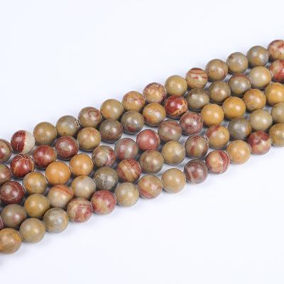 China DIY Necklace Bracelet Making Strand Beads For Jewelry Making DIY Bracelets Handmade Colorful Stone Beads Natural Stone Around Loose Beads for sale