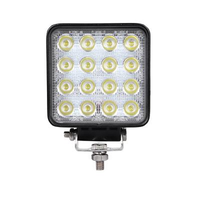 China Jeep 4x4 Off Road Work Flood 48w Off Road LED Light Marine Lamp For Tractor Excavator Construction Truck Bulldozer Crane Car for sale