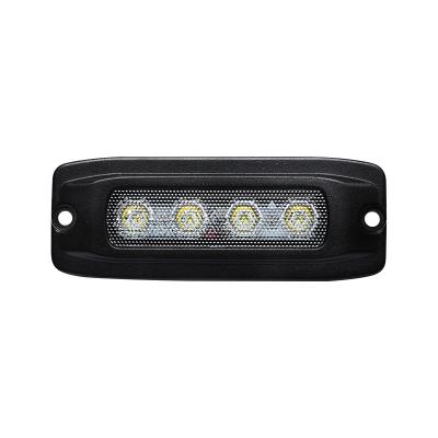 China Jeep New 12w 6 Inch Off Road Curved LED Driving Work Light For Reverse Brake Light Truck Warning Refitting for sale