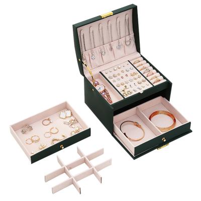 China Anti Tarnish Luxury Fashionable Jewelry Box Gift Box Jewelry Box Luxury Jewelery for sale