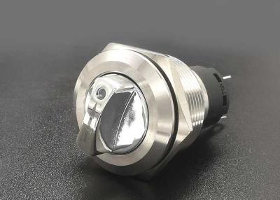 China 22mm Rotary Anti Vandal Push Button Switch Metal Waterproof With Led for sale