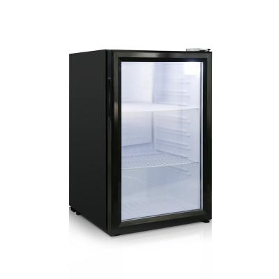 China Commercial Cooler 68L COMPRESSOR Beer And Beverage Display Fridge for sale