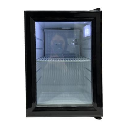 China COMPRESSOR Display Cooler 21L for Mini Bar Used Beverage Cooler and Display Fridge for sale