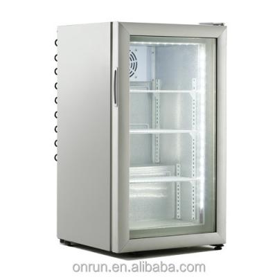 China SD-70 70L Commercial Upright Single Door Freezer With Glass Door SD-70 for sale