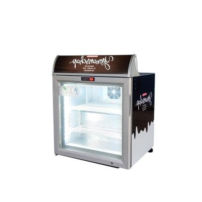 China SD-55B Small Single-temperature Rack Supermarket Deep Commercial Refrigerator Freezer Philippines for sale