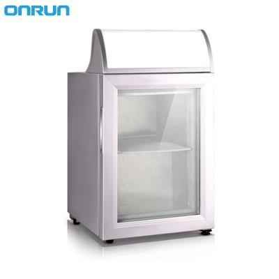 China SD-21B 20L Single-temperature Small Showcase Fridge Freezer Upright Display Ice Cream In Dubai For Popsicles for sale