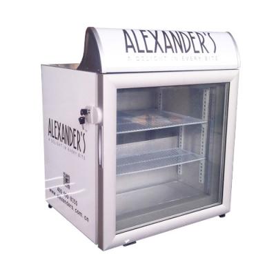 China SD-55B Aluminum Mini Display Commercial Freezer for sale