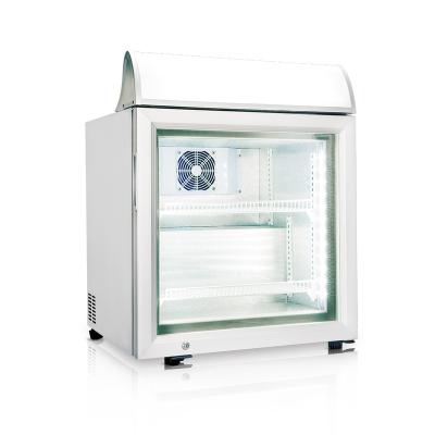 China 55L Hotel Commercial Display Ice Cream Freezer For Supermarket for sale