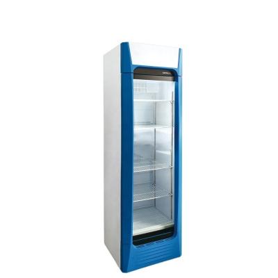 China SD-288B Single-temperature upright freeze free slim freezer showcase for sale