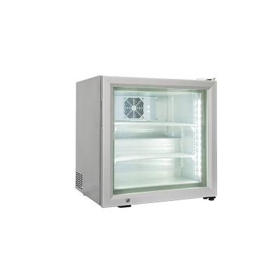 China SD-55 Single-temperature Standing Mini Small Desktop Display Freezer Refrigerator for sale