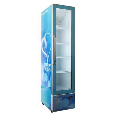 China Supermarket Single-temperature Freeze Display Shelf Refrigerated Display Counter Frozen Chilled Store Layer Style for sale