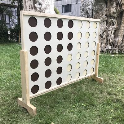 China Custom 4FT Wooden Wooden Connect Four Game 4 In A Row Game Connect 4 Game For Indoor Or Outdoor for sale