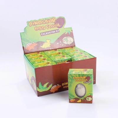 China PLASTIC DIG OUT SERIES DINOSAUR EGG GAMES FOR FUN DINOSAUR EGG FOSSIL DIG OUT OF EGG FOSSIL for sale