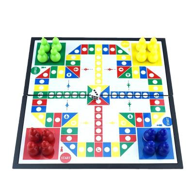 China NO-Toxic/Easy Carry Imports Magnetic Folding Pocket-Size Travel Ludo Board Game Set - 6.5 inch for sale