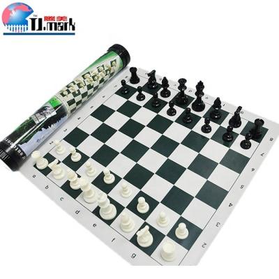 China Plastic Outdoor or Indoor Educational Toys Garden Large Portable Chess Game Set for sale