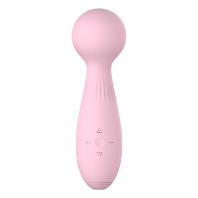 China 1.5H/2H 2021 New Handheld Pocket Massager Mini Pussy Stimulate Vibrator Magic Wand Muscle Relax Pain Relieve USB Rechargeable Sex Toys for sale