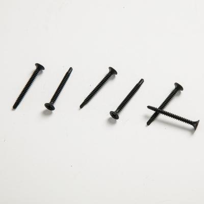 China Factory Wholesale Drywall Flat Black Raw Self Thread Phosphate Drilling Screw For Sheet Metal for sale