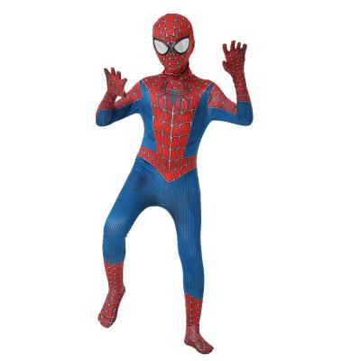 China Breathable and Comfortable Spiderman Costume Tight Men Kids Kids Amazing Spiderman Black Cosplay Costume for sale