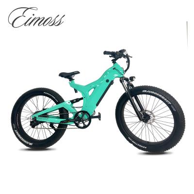 China Fat Alloy 26inch Tire Carbon Fiber E Bike 48V 500W Aluminum Electric Bike for sale