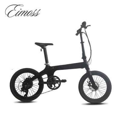 China 20 Inch Light Carbon Fiber 250w Carbon Fiber E Bike Street Bike Foldable Electric Bike for sale